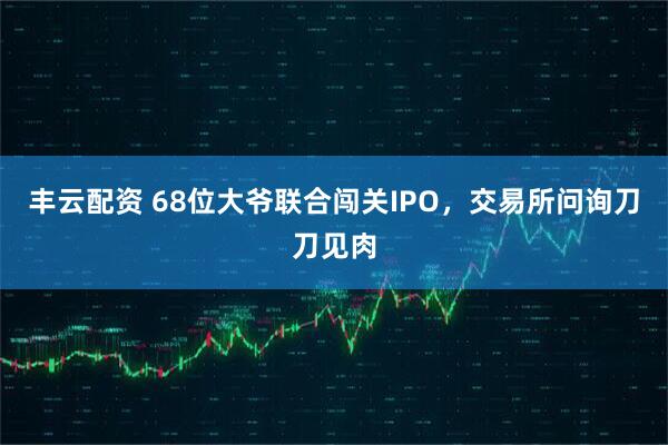 丰云配资 68位大爷联合闯关IPO，交易所问询刀刀见肉